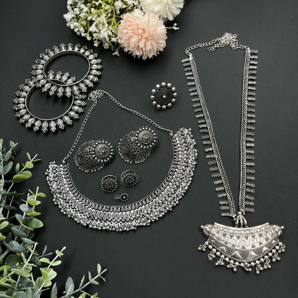Silver jewellery collection